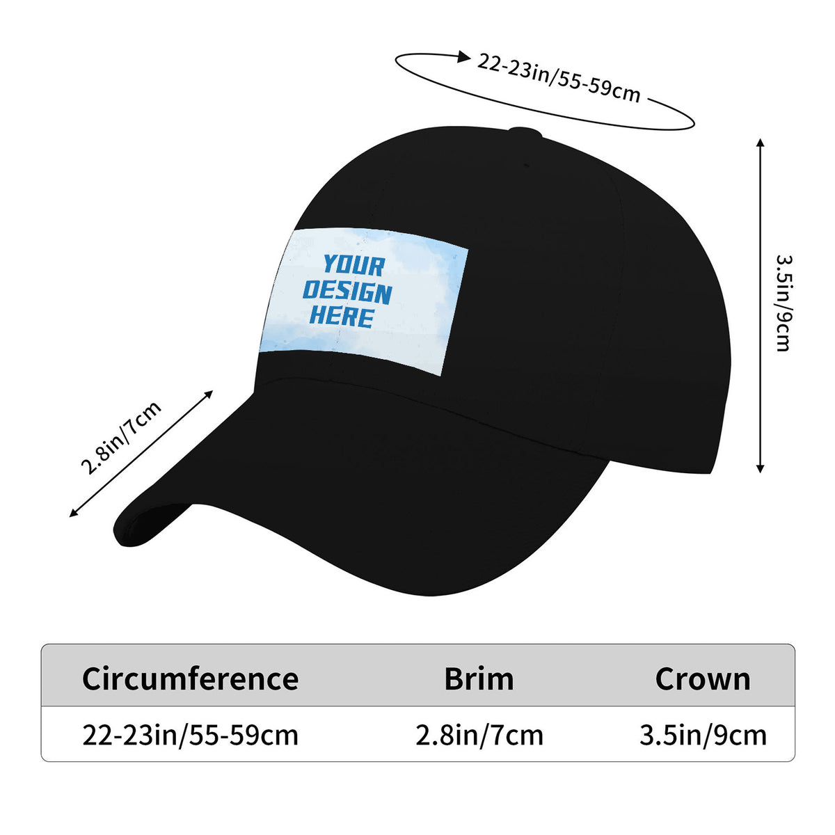 Solid color duckbill cap (Australia)