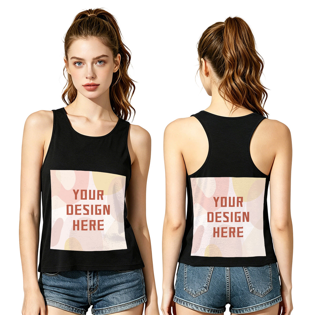 Women's Colored Cotton Tank Top - Double (CA-2 Factory in the United States)