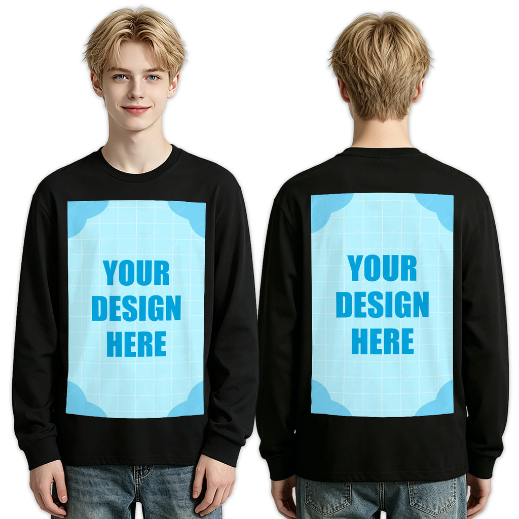 Men's Pure Cotton Long Sleeve - Double (CA Factory 02, USA)