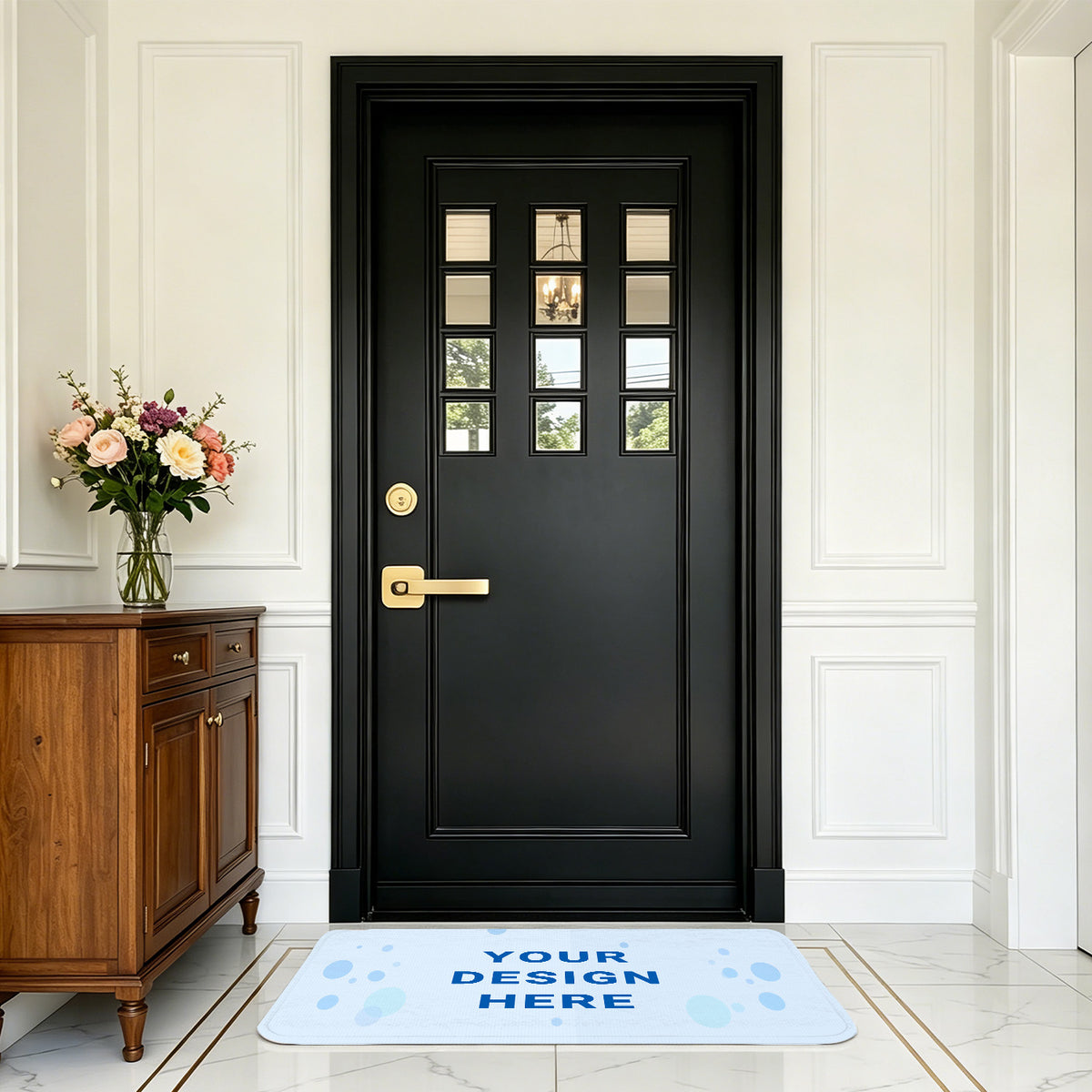 Flannel floor mat 40 × 60cm (CA-3 factory in the United States)