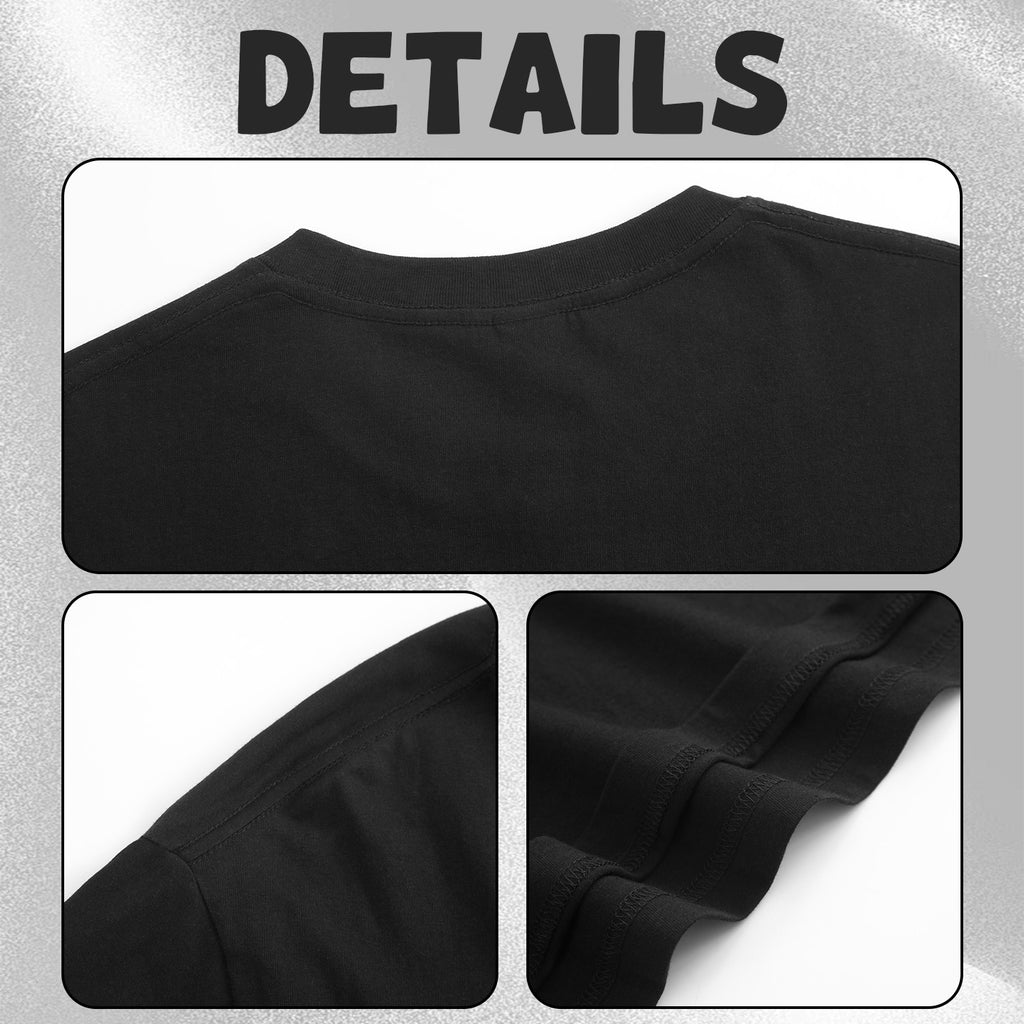 200g pure cotton men's T-shirt with front print (Australia)