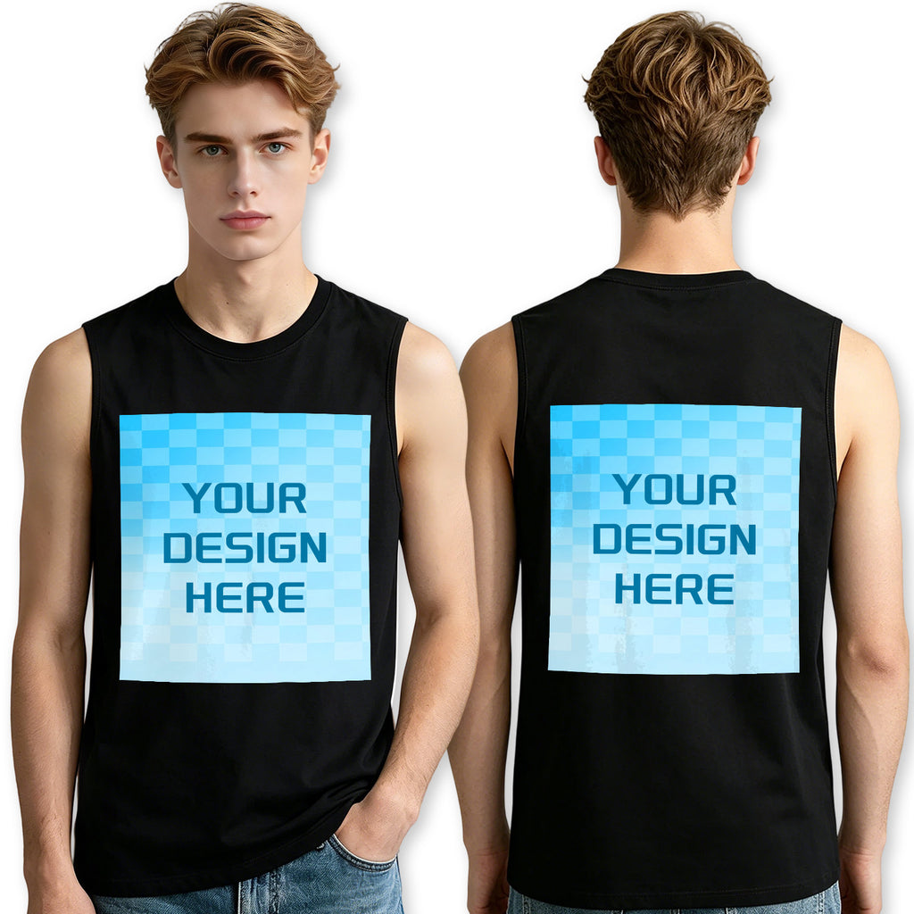 200g Men's Tank Top - Double sided Printed [Australia]