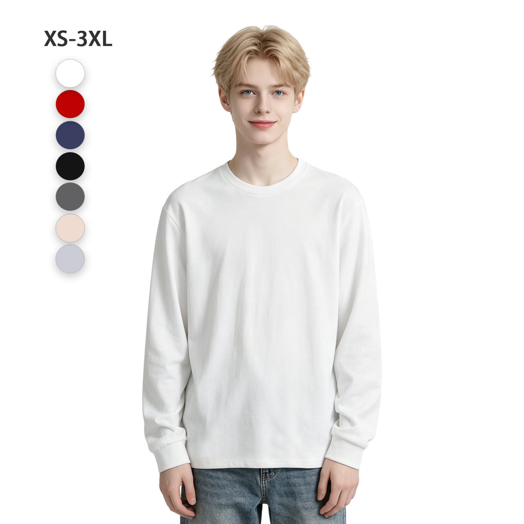 Men's Pure Cotton Long Sleeve - Front (CA Factory 02, USA)