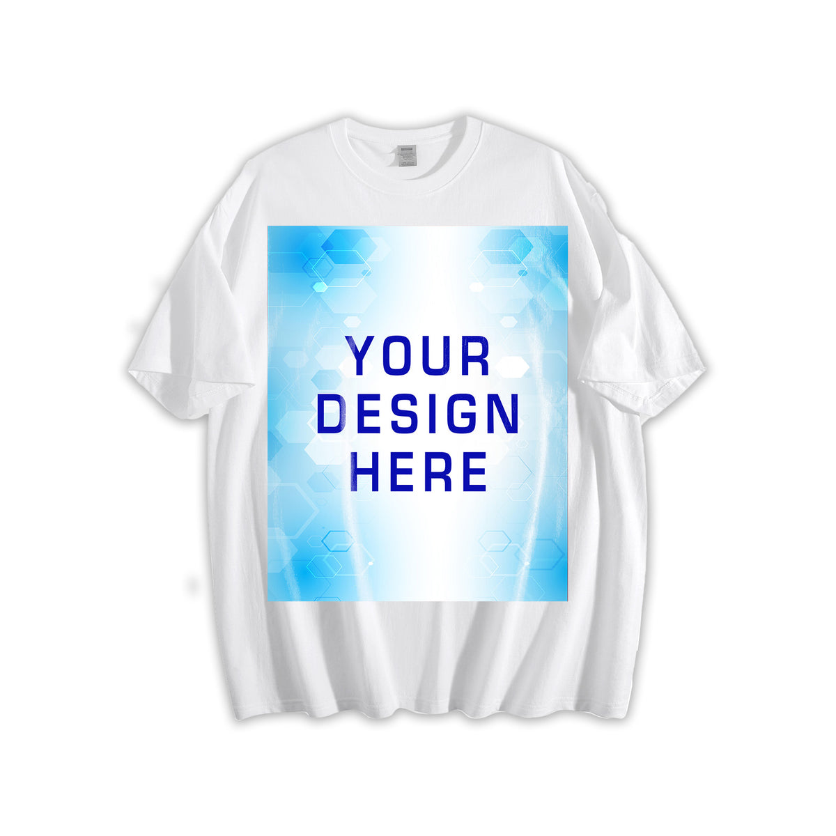 180g black and white T-shirt digital direct spray single-sided printing