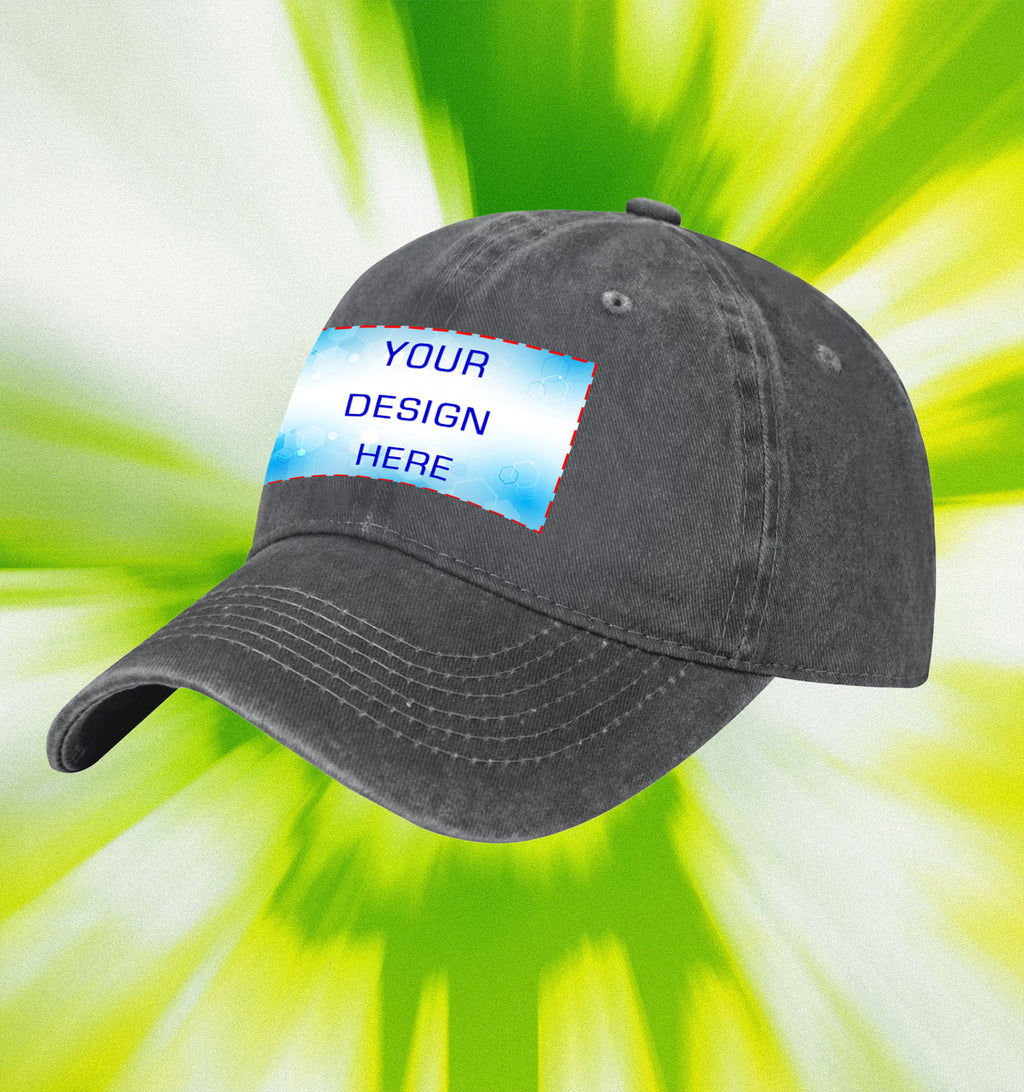 Water washed duckbill cap