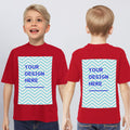 Multi color youth T-shirt double-sided, directly sourced from the United States
