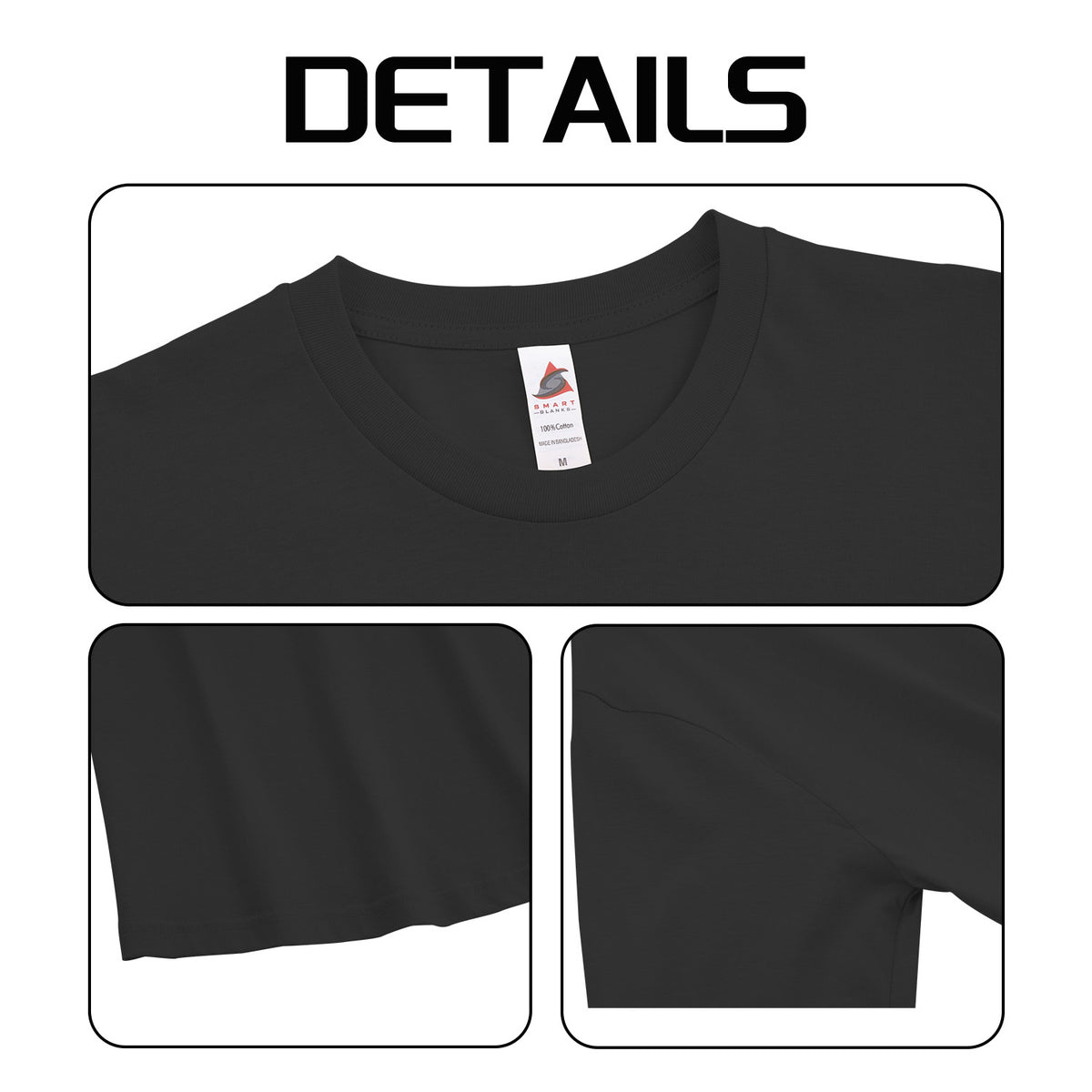 Men's Pure Cotton Long Sleeve - Front (CA Factory 02, USA)