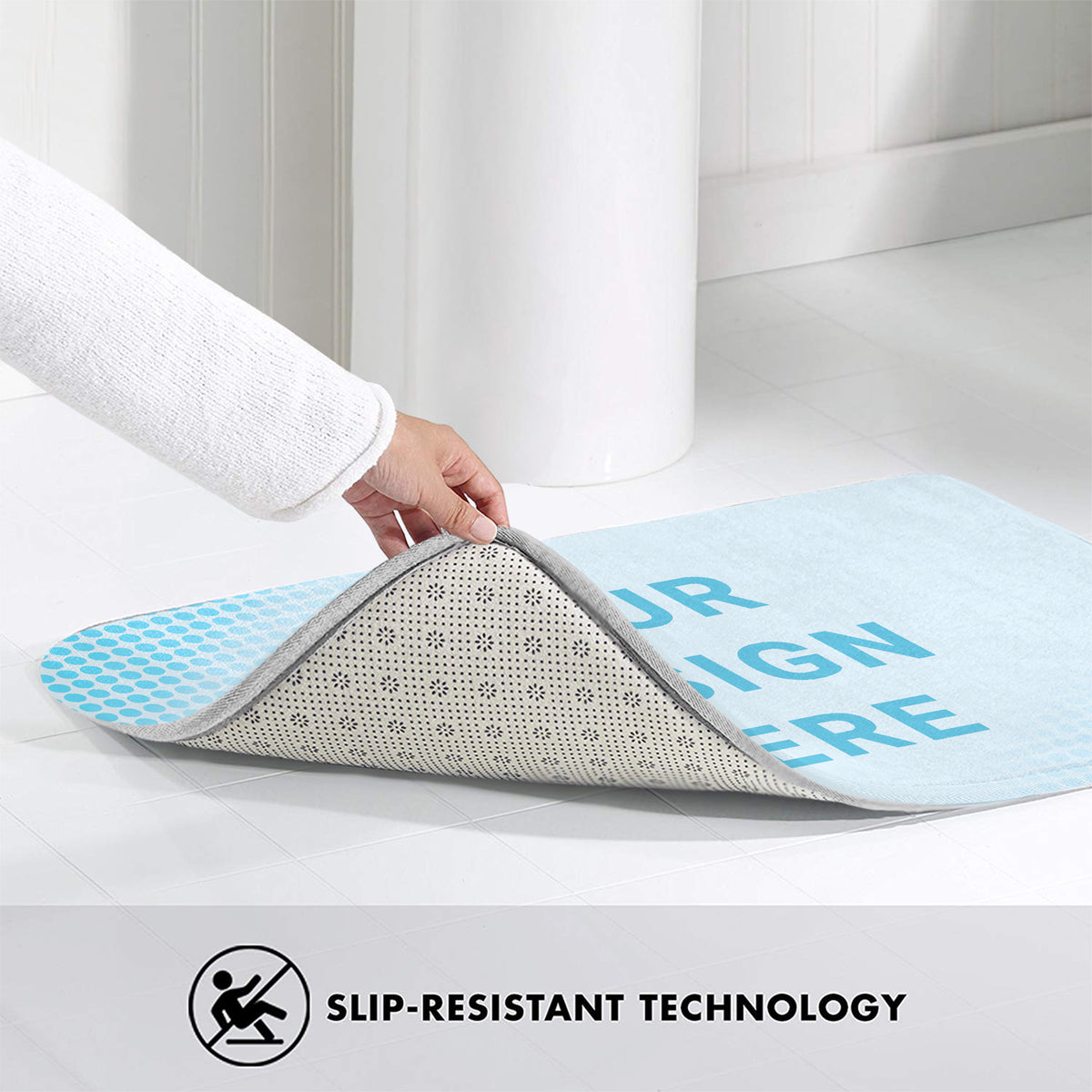 Flannel floor mat 50 × 80cm (CA-3 factory in the United States)