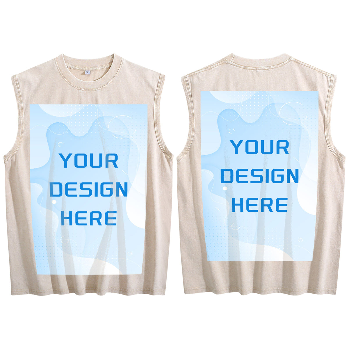 Washed vest - Double (CA-2 factory in the United States)