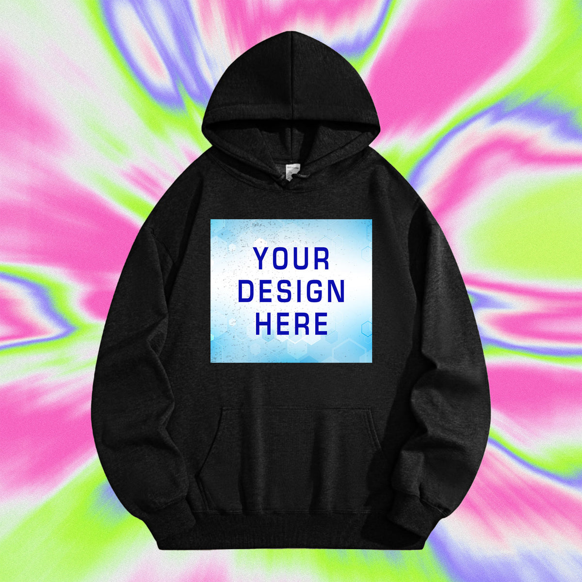 270 Fleece Hoodie with Rope Positioning Print - Front (CA Factory 03, USA)