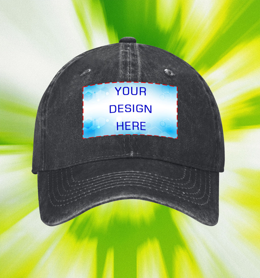 Water washed duckbill cap