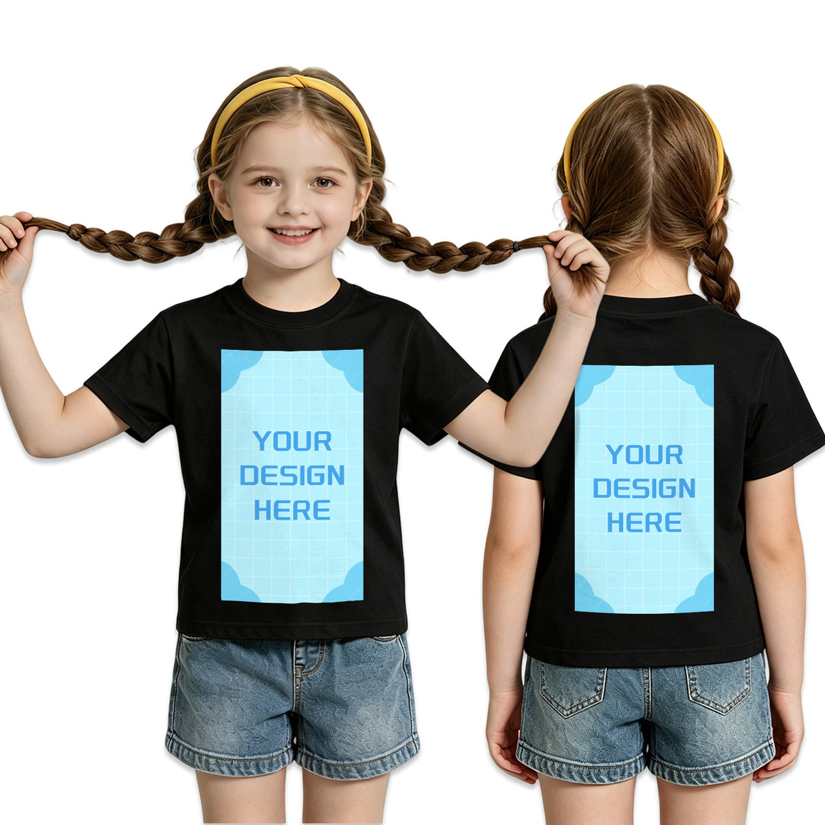 190g Children's T-shirt - Double sided (CA-3 factory in the United States)