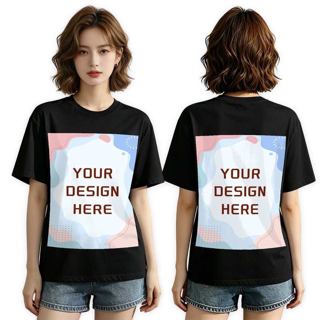 180G Ordinary Women's Pure Cotton T-shirt - Double (CA-2 Factory in the United States)
