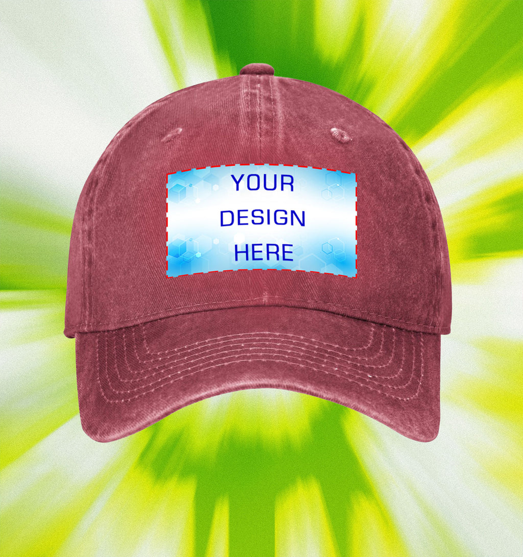 Water washed duckbill cap