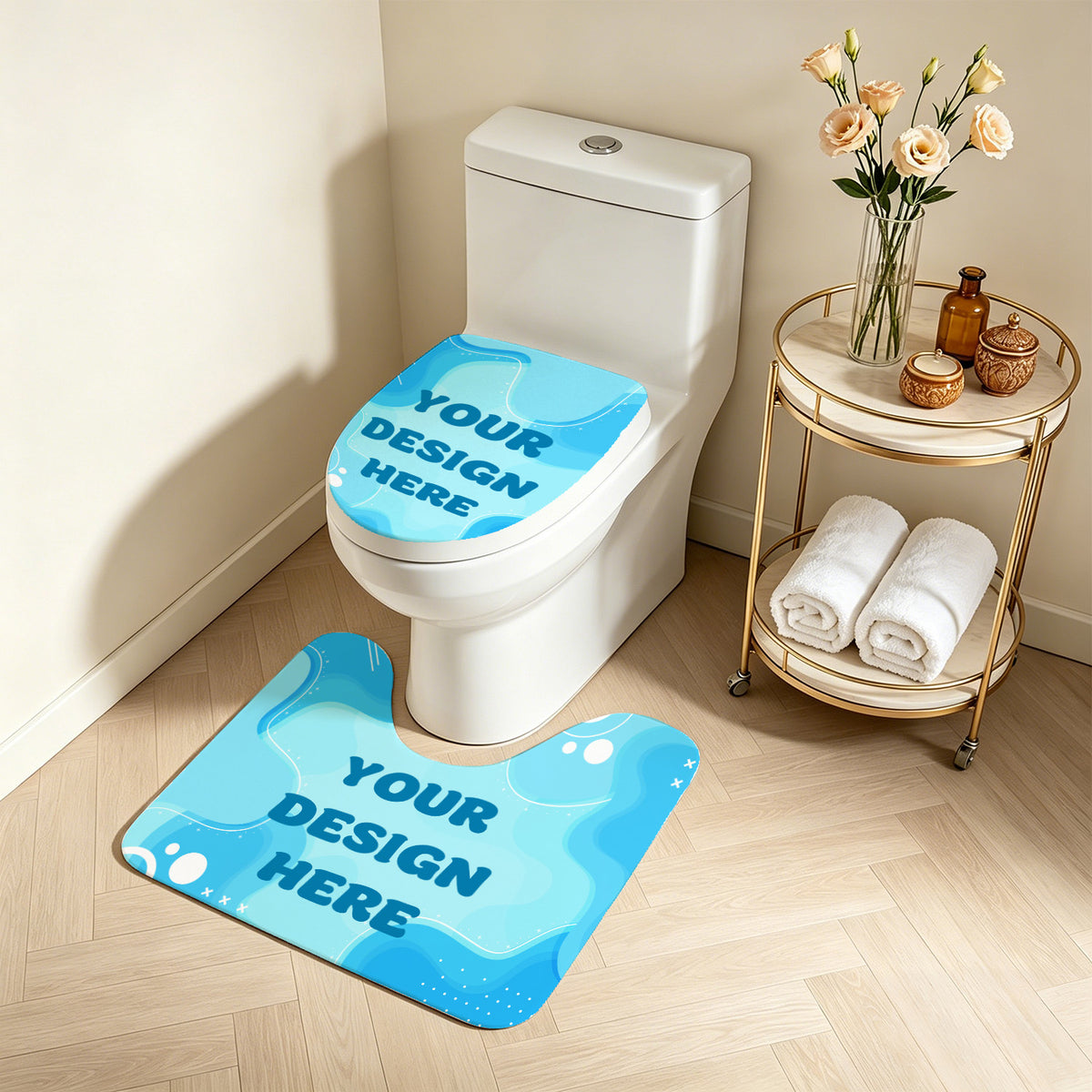 Multiple toilet pads (CA-3 factory in the United States)