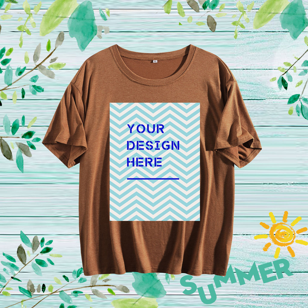180G Women's Colorful Cotton Women's T-shirt