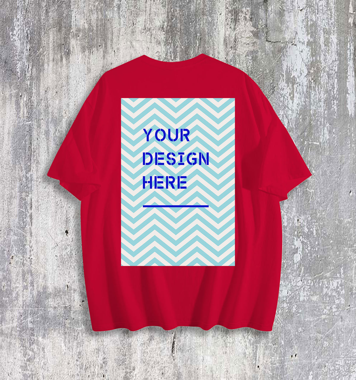 Multi color 180g adult T-shirt - back