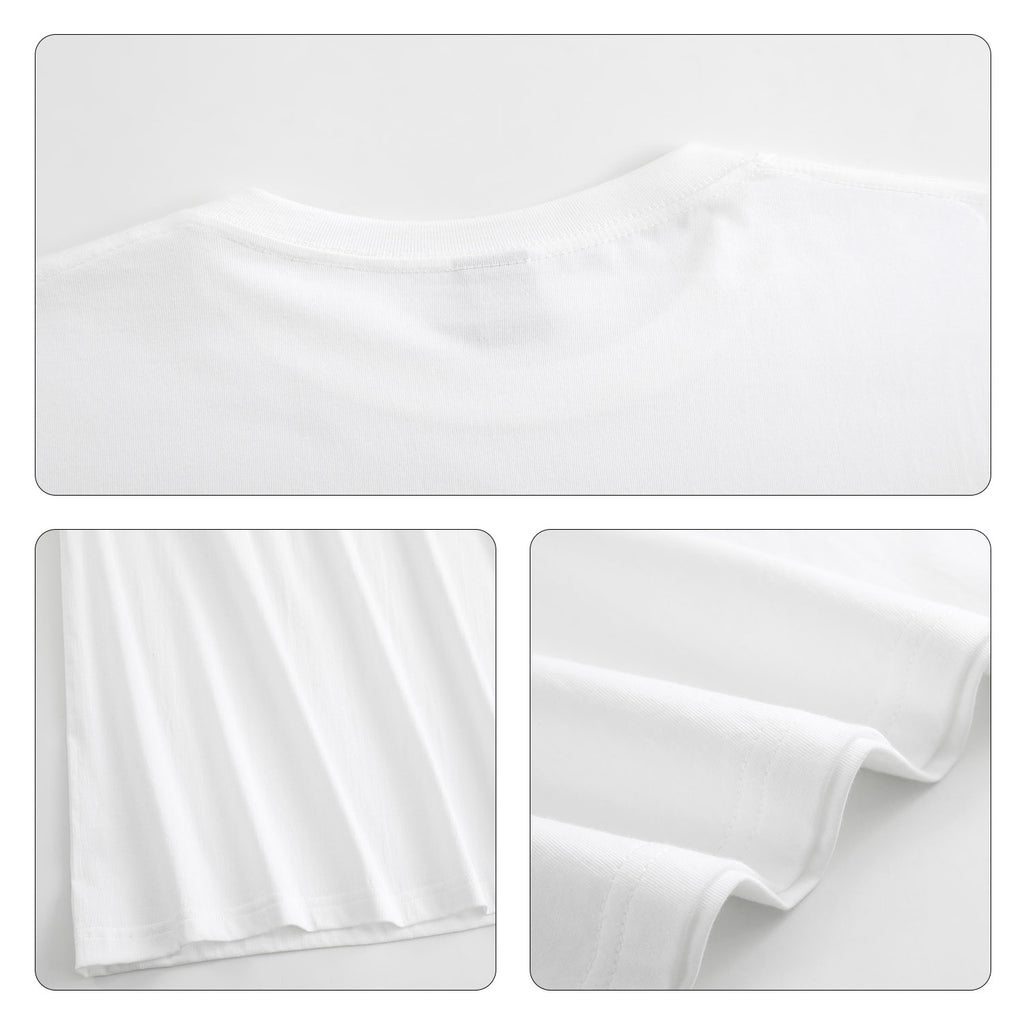 180g black and white T-shirt digital direct spray single-sided printing
