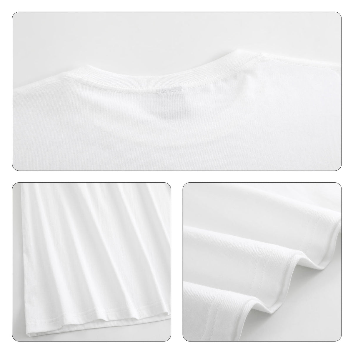 180g black and white T-shirt digital direct spray single-sided printing