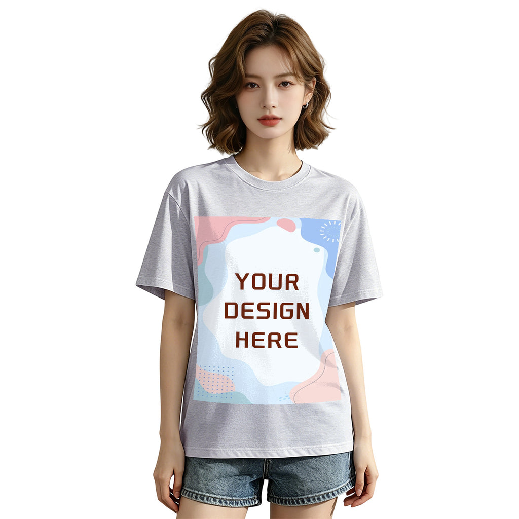 180G Ordinary Women's Pure Cotton T-shirt - Front (CA-2 Factory in the United States)