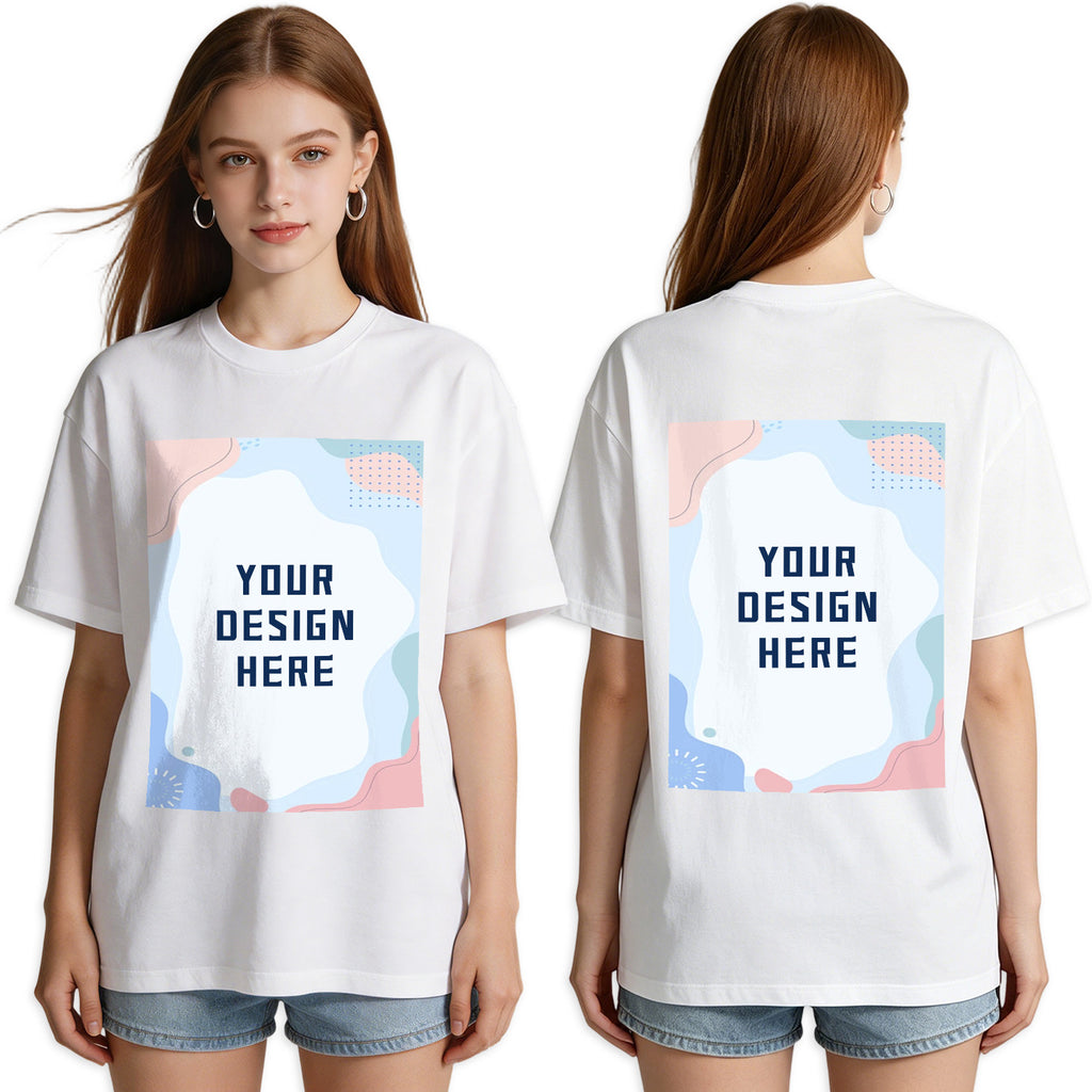 200g pure cotton women's T-shirt double-sided printing [Australia]