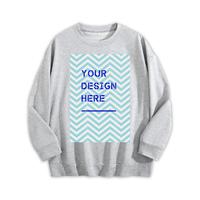 Front of round neck hoodie