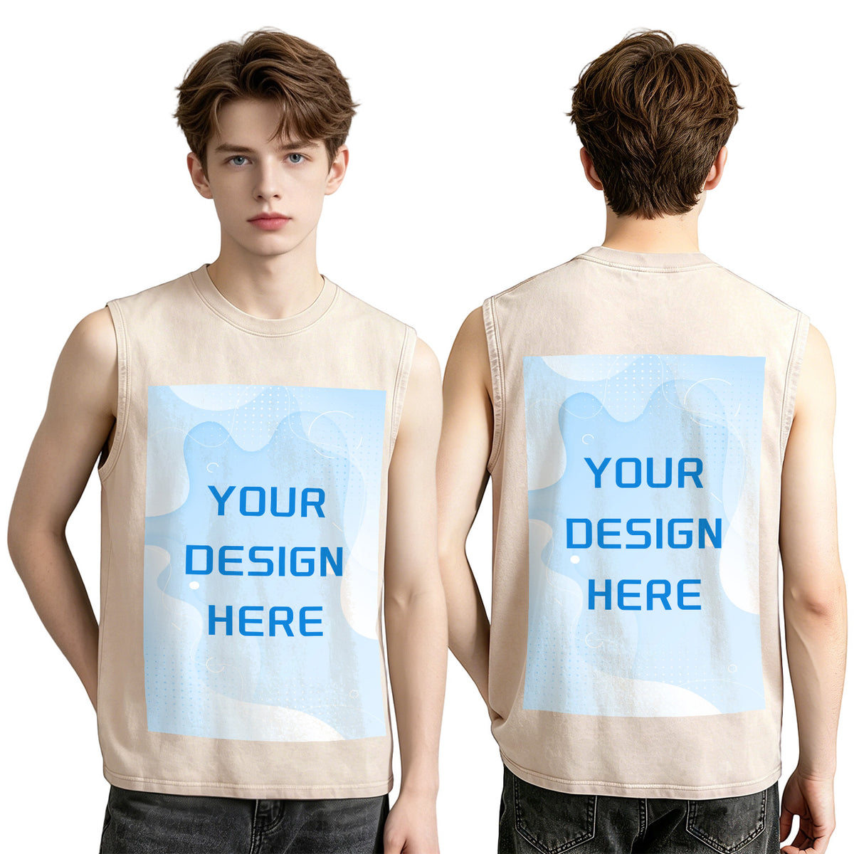 Washed vest - Double (CA-2 factory in the United States)