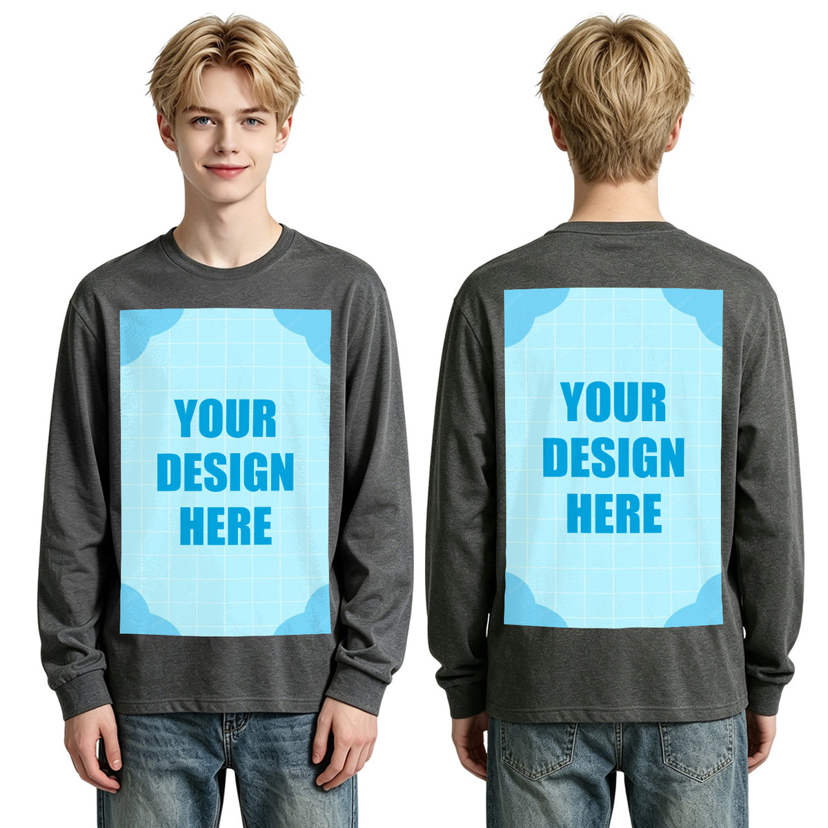 Men's Pure Cotton Long Sleeve - Double (CA Factory 02, USA)