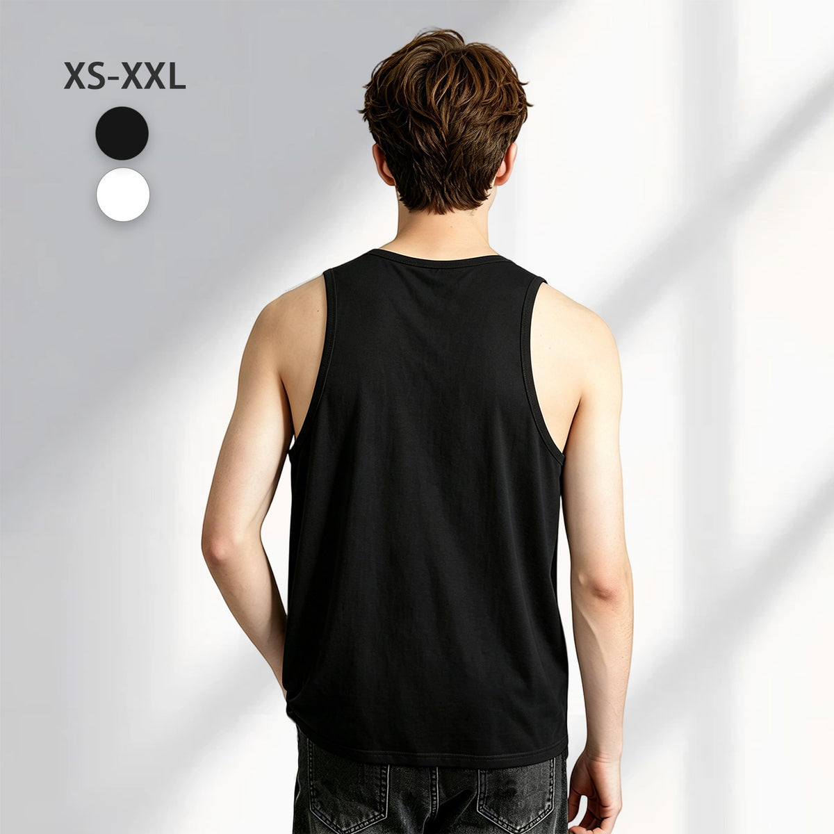180G Men's Tank Top - Rear (CA-2 Factory in the United States)