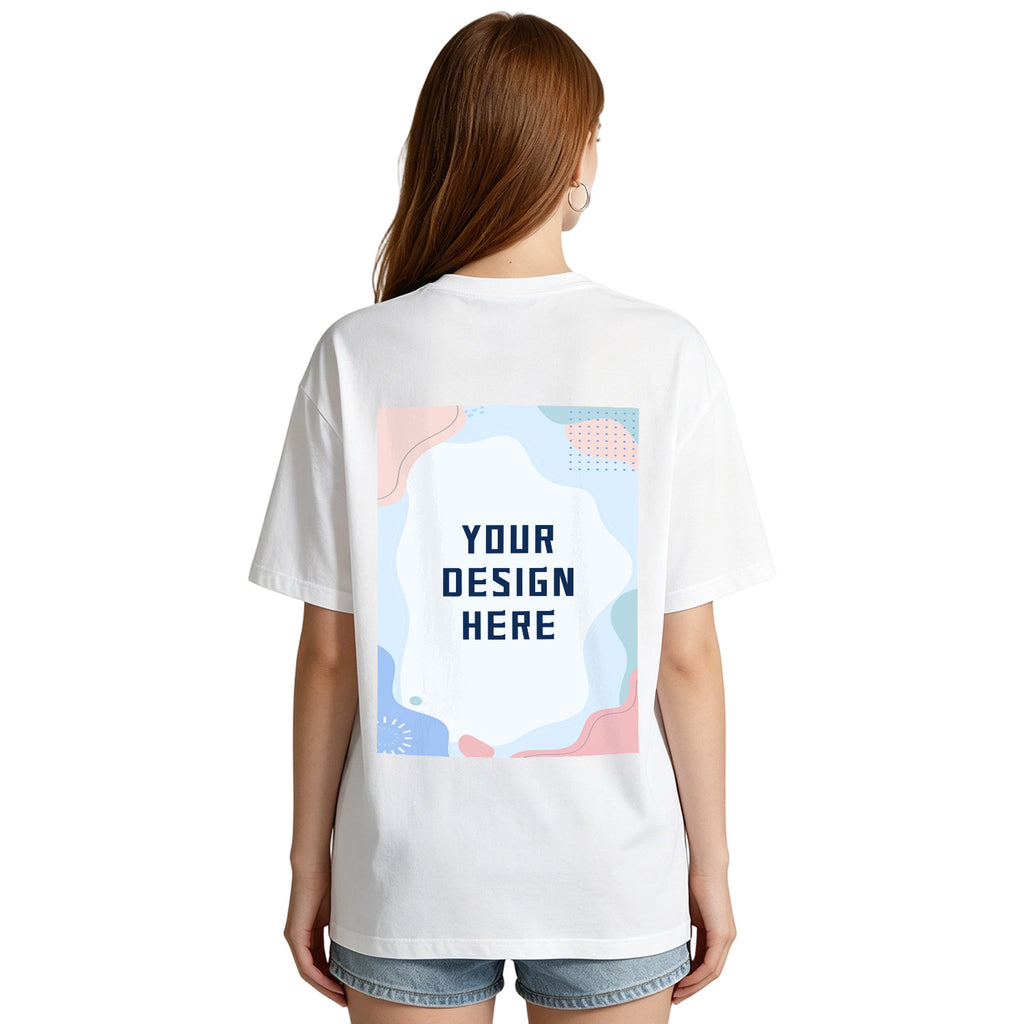 200g pure cotton women's T-shirt with printed back [Australia]