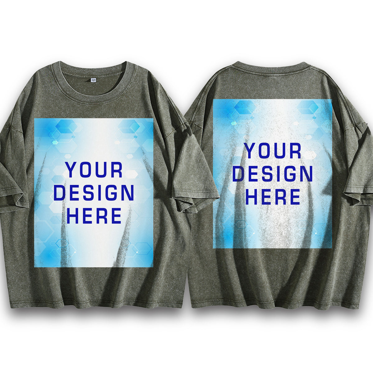 210g water washed T digital direct spray double-sided printing
