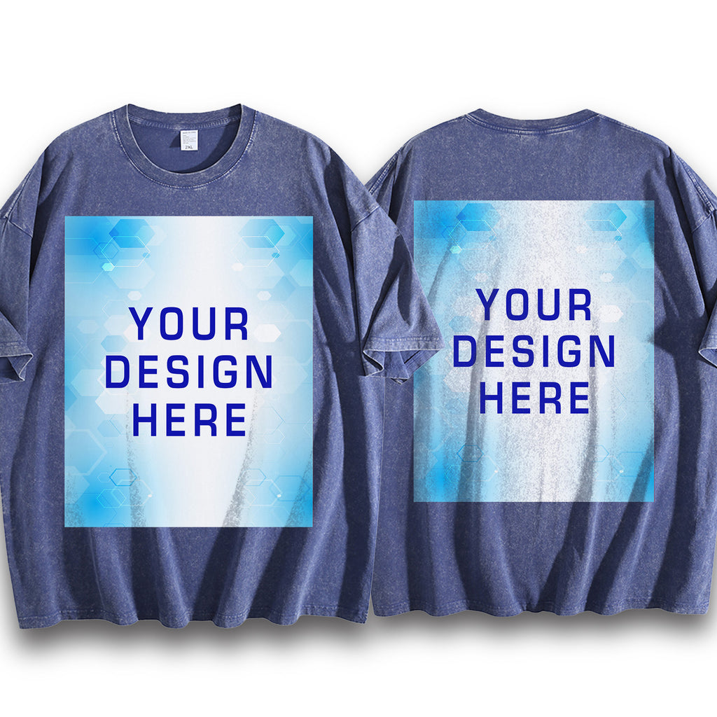 210g water washed T digital direct spray double-sided printing