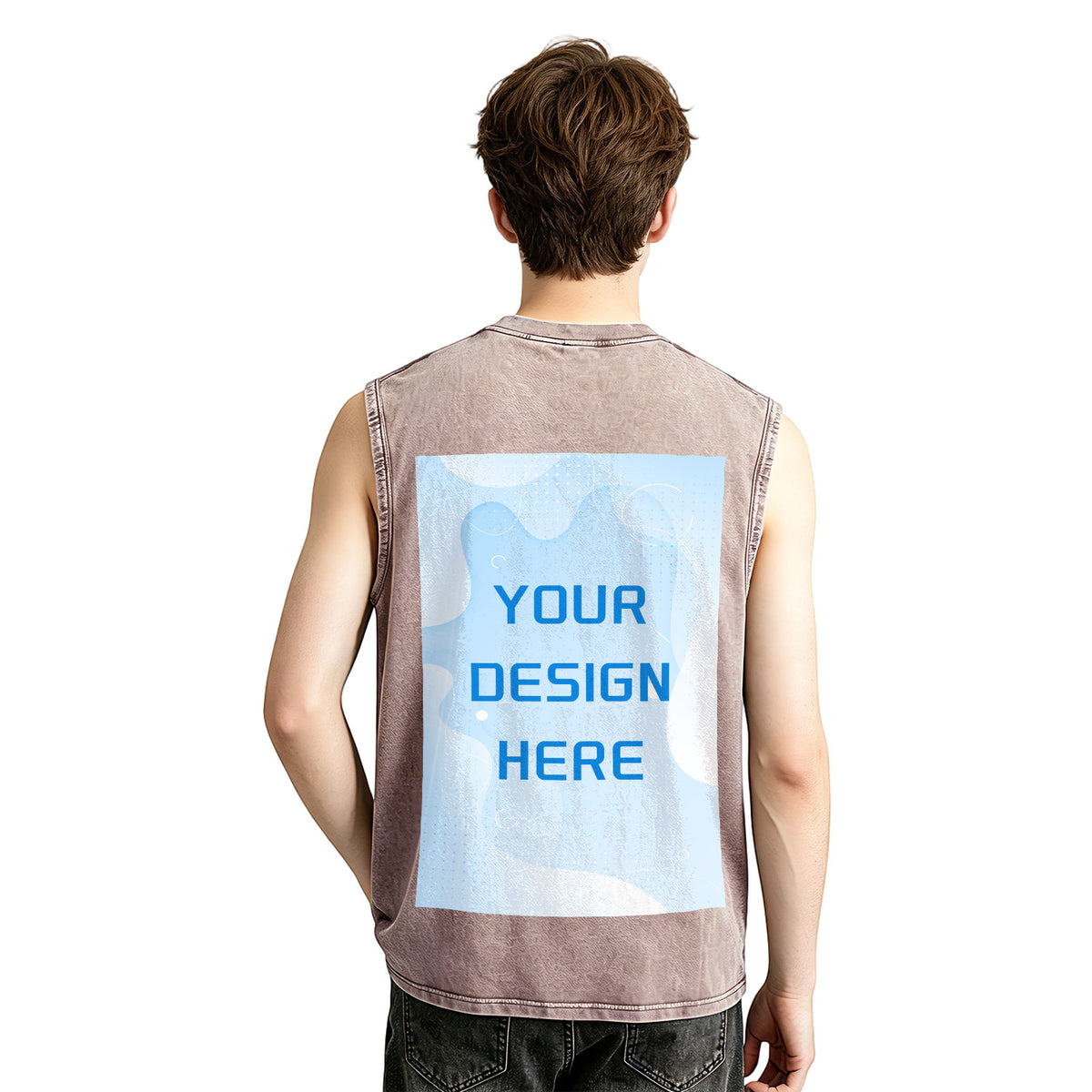 Washed vest - Rear (CA-2 factory in the United States)