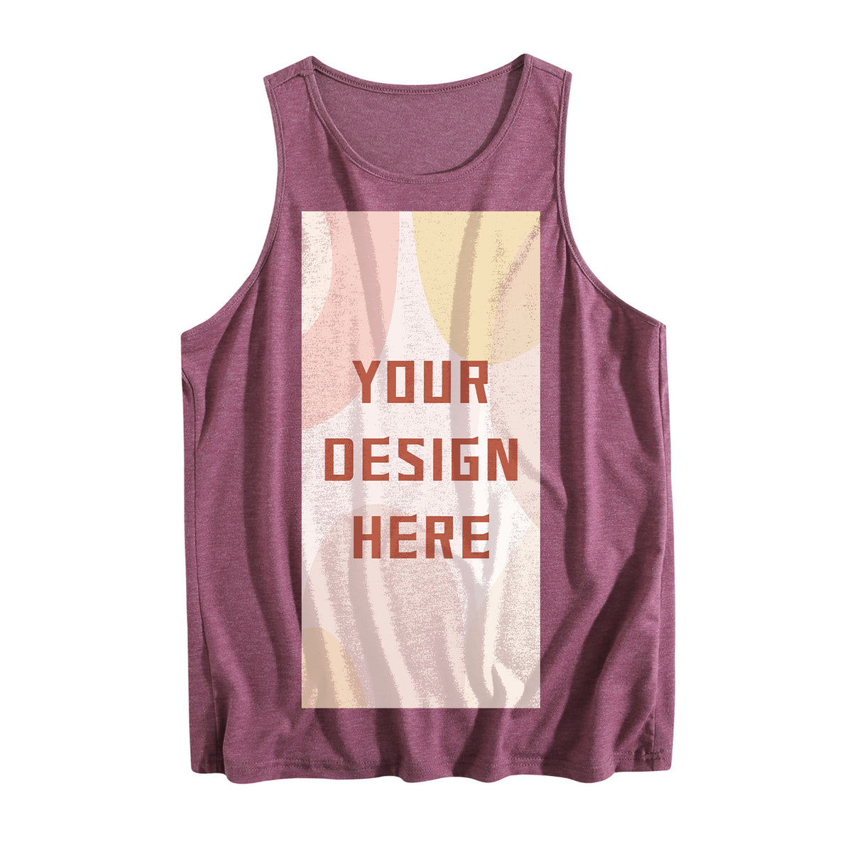 Ladies' colored cotton vest - front (CA-2 factory in the United States)