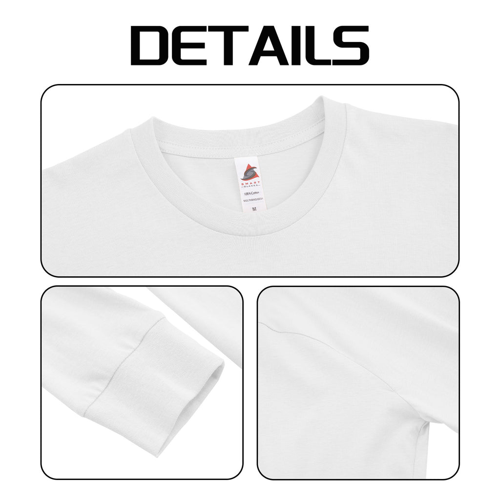 Men's Pure Cotton Long Sleeve - Double (CA Factory 02, USA)