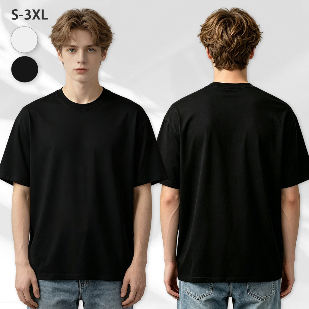 Double sided printed 200g pure cotton men's T-shirt (Australia)