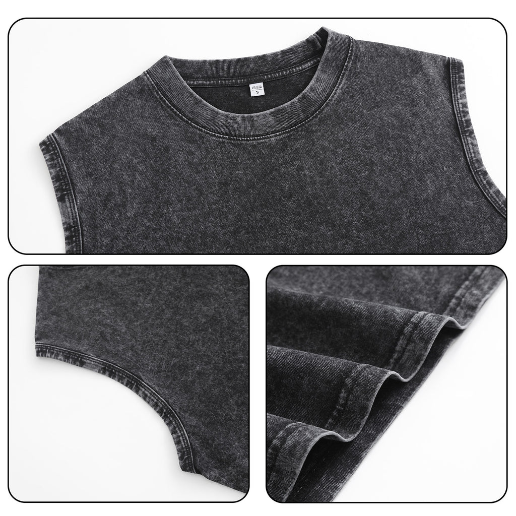 Washed vest - Rear (CA-3 factory in the United States)