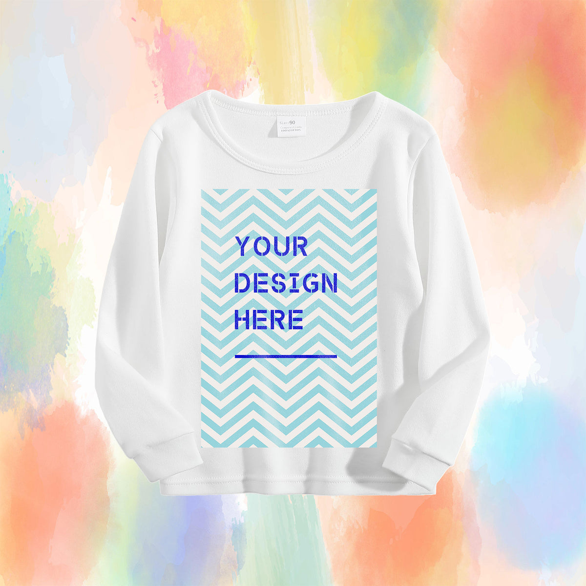 190G Children's Long Sleeve - Front