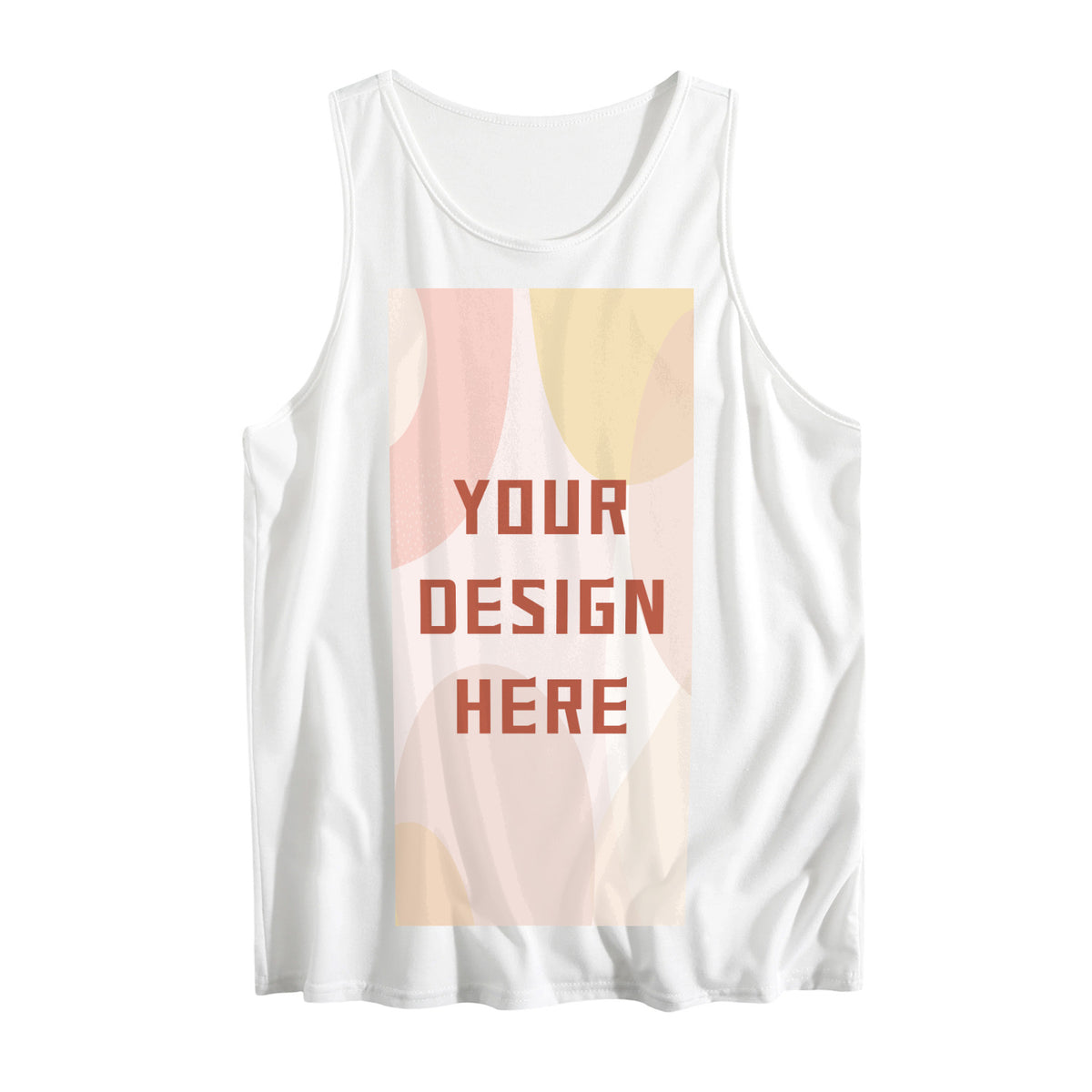 Ladies' colored cotton vest - front (CA-2 factory in the United States)