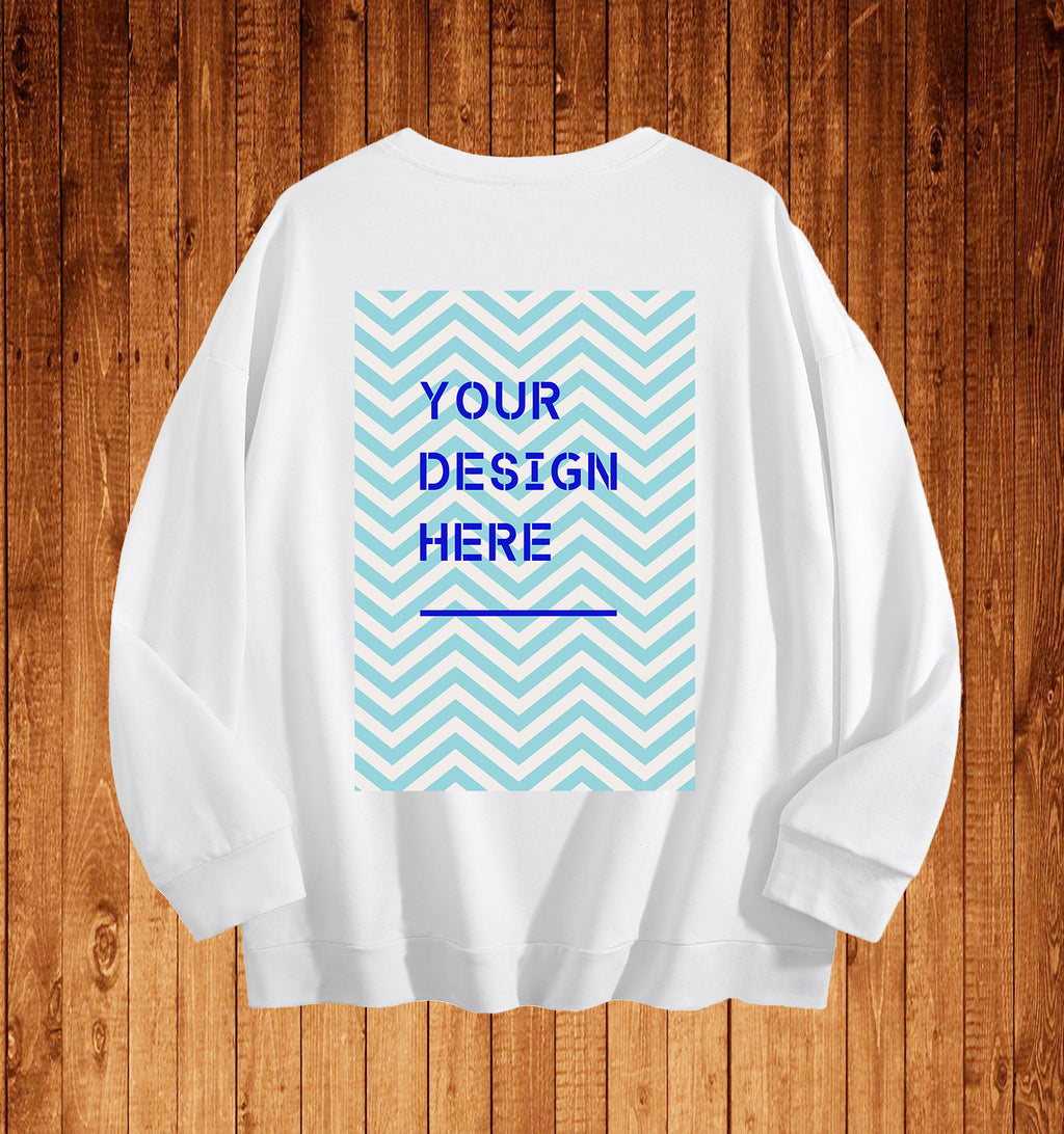 Round neck sweatshirt - back