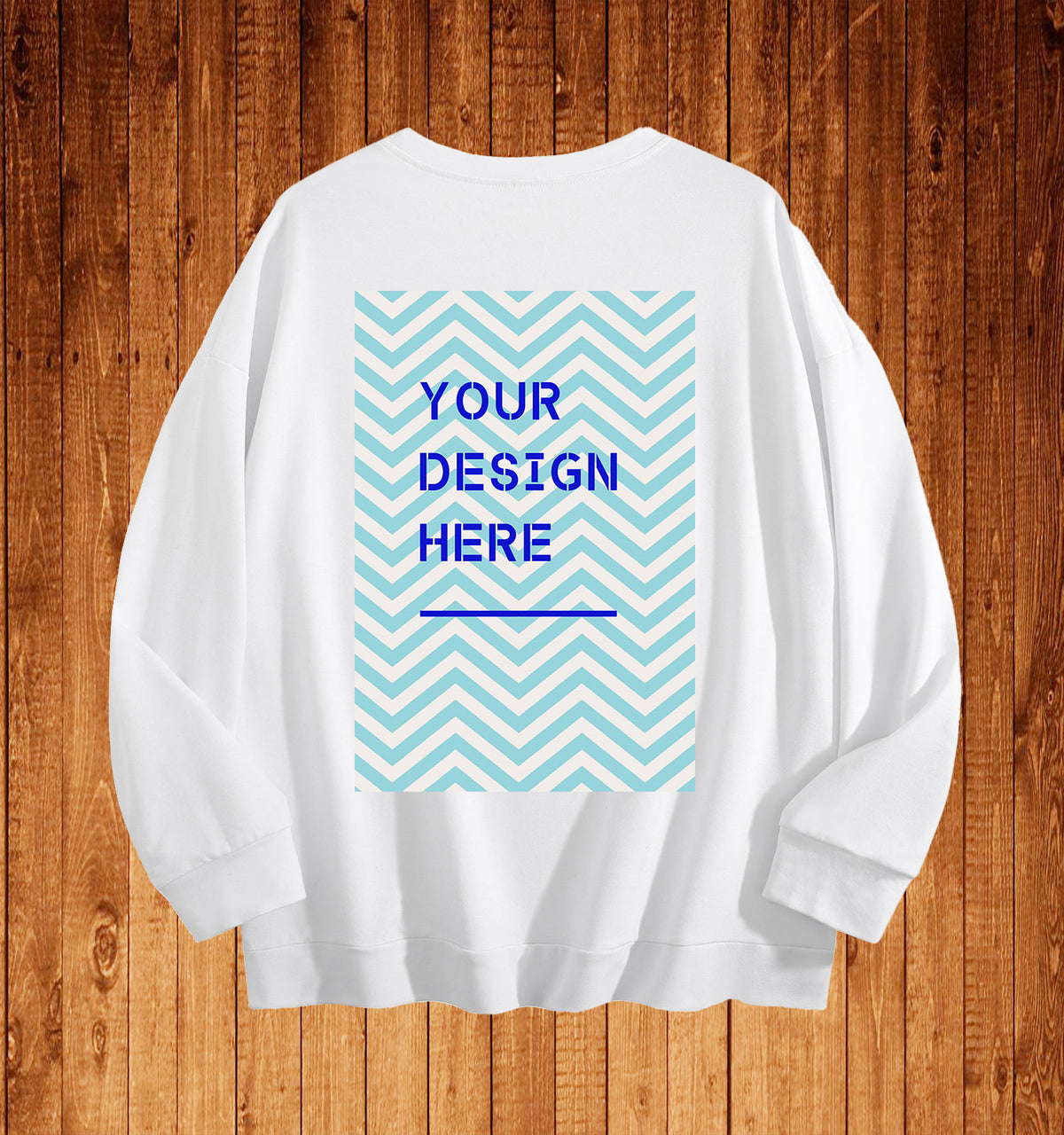Round neck sweatshirt - back