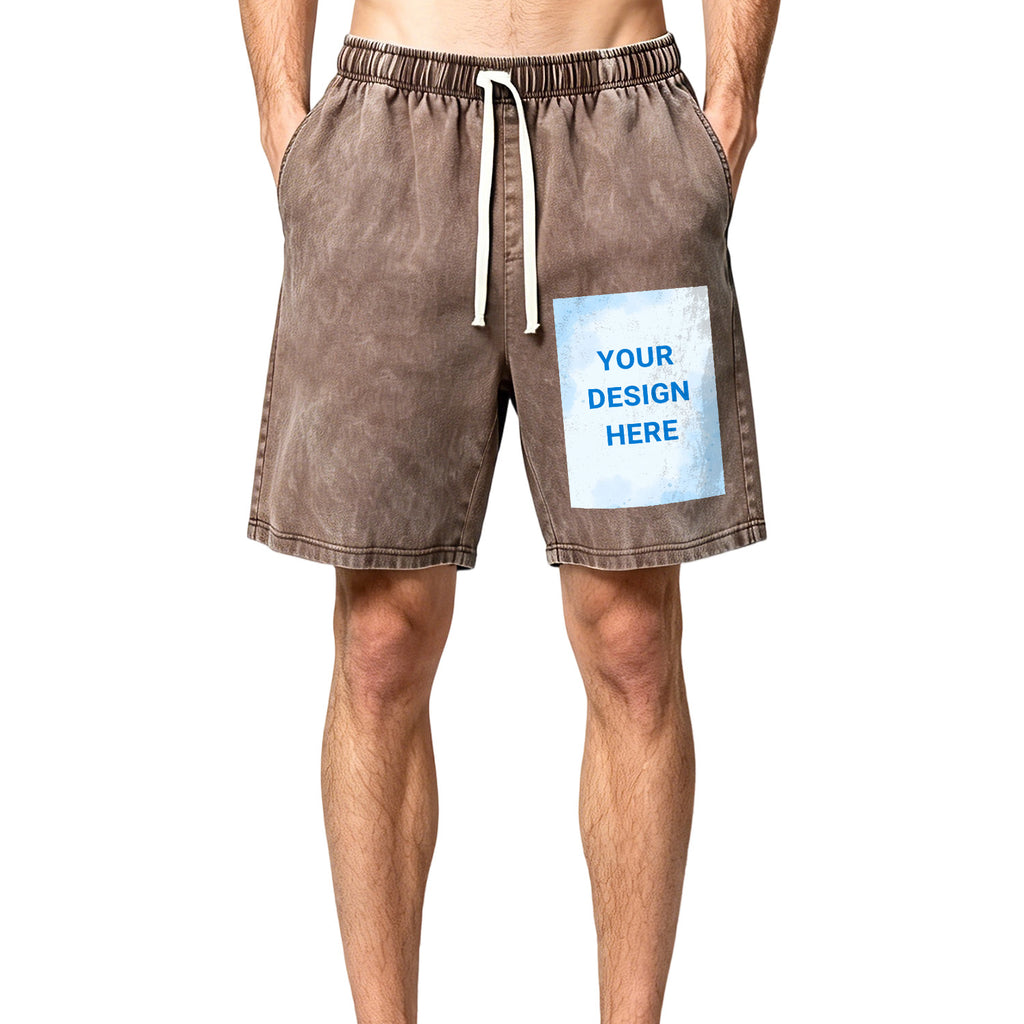 Washed shorts - front right (CA-2 factory in the United States)