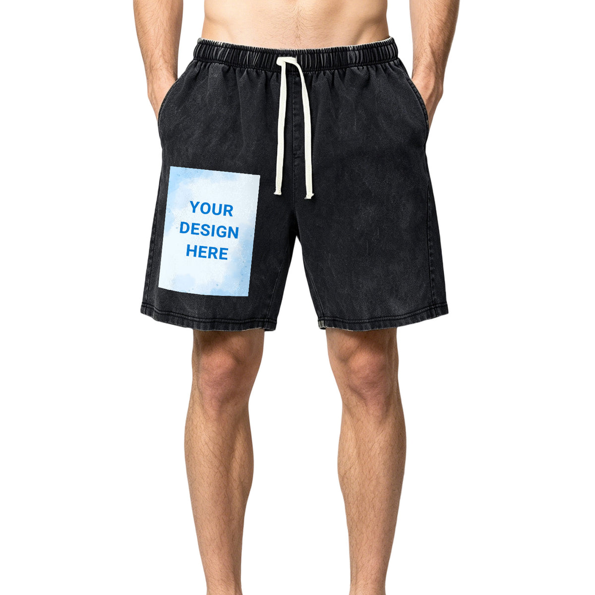 Washed Shorts - Front Left (CA-02 Factory, USA)