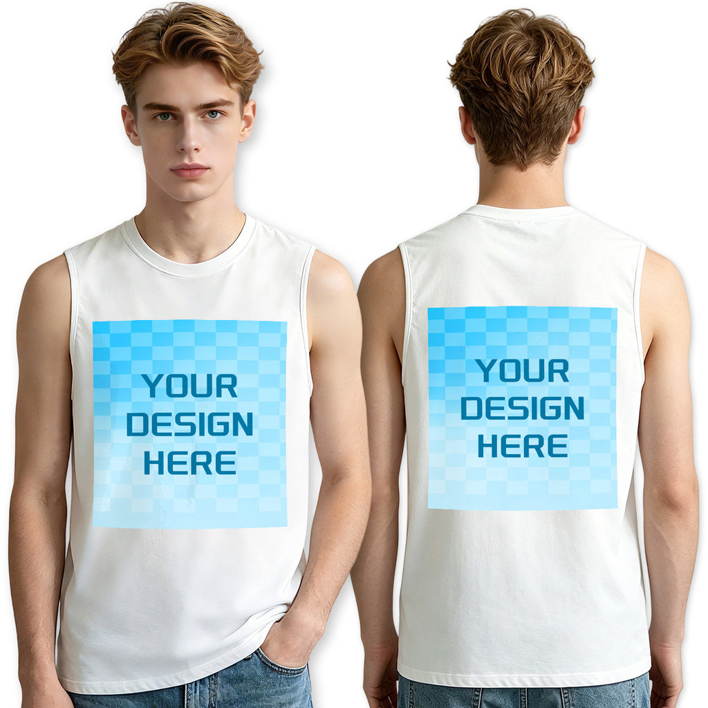 200g Men's Tank Top - Double sided Printed [Australia]