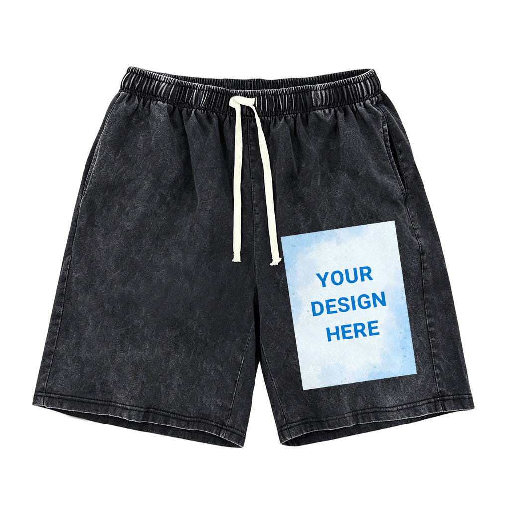 Washed shorts - front right (CA-2 factory in the United States)
