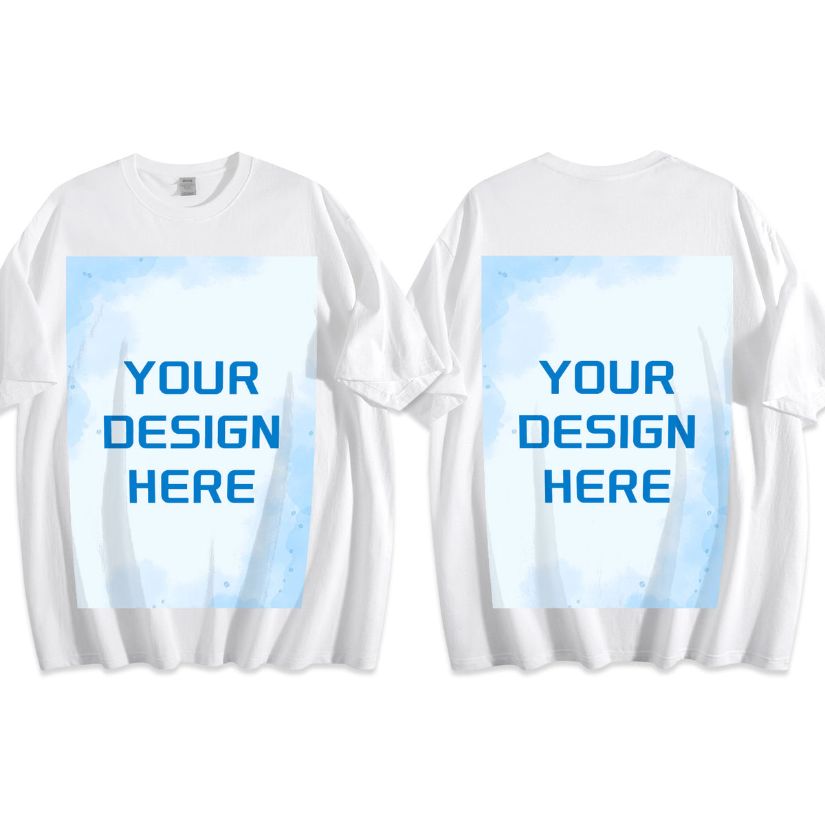 Double sided printed 200g pure cotton men's T-shirt (Australia)