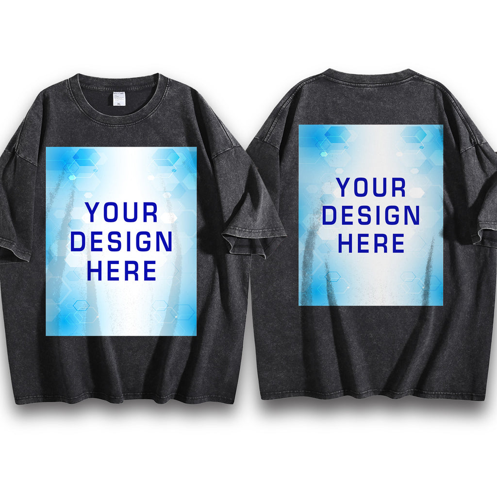 210g water washed T digital direct spray double-sided printing