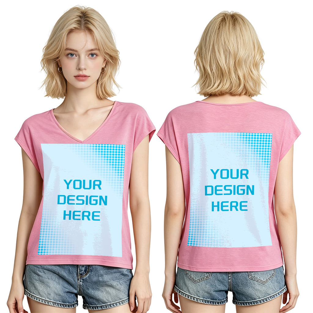 180g V-neck colored cotton vest - double (NJ-2 factory in the United States)