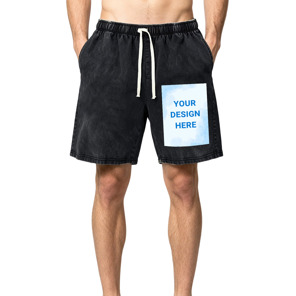 Washed shorts - front right (CA-2 factory in the United States)