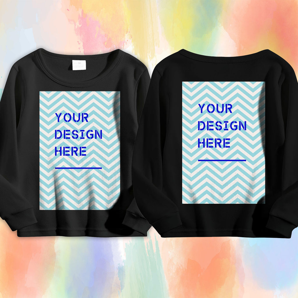 190g children's long sleeved double-sided